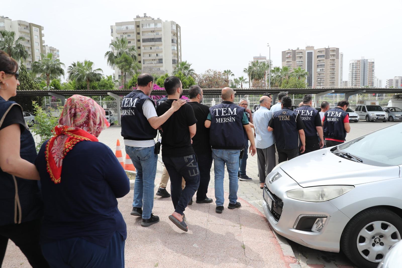 Mersin'de DEAŞ operasyonu:  9 gözaltı