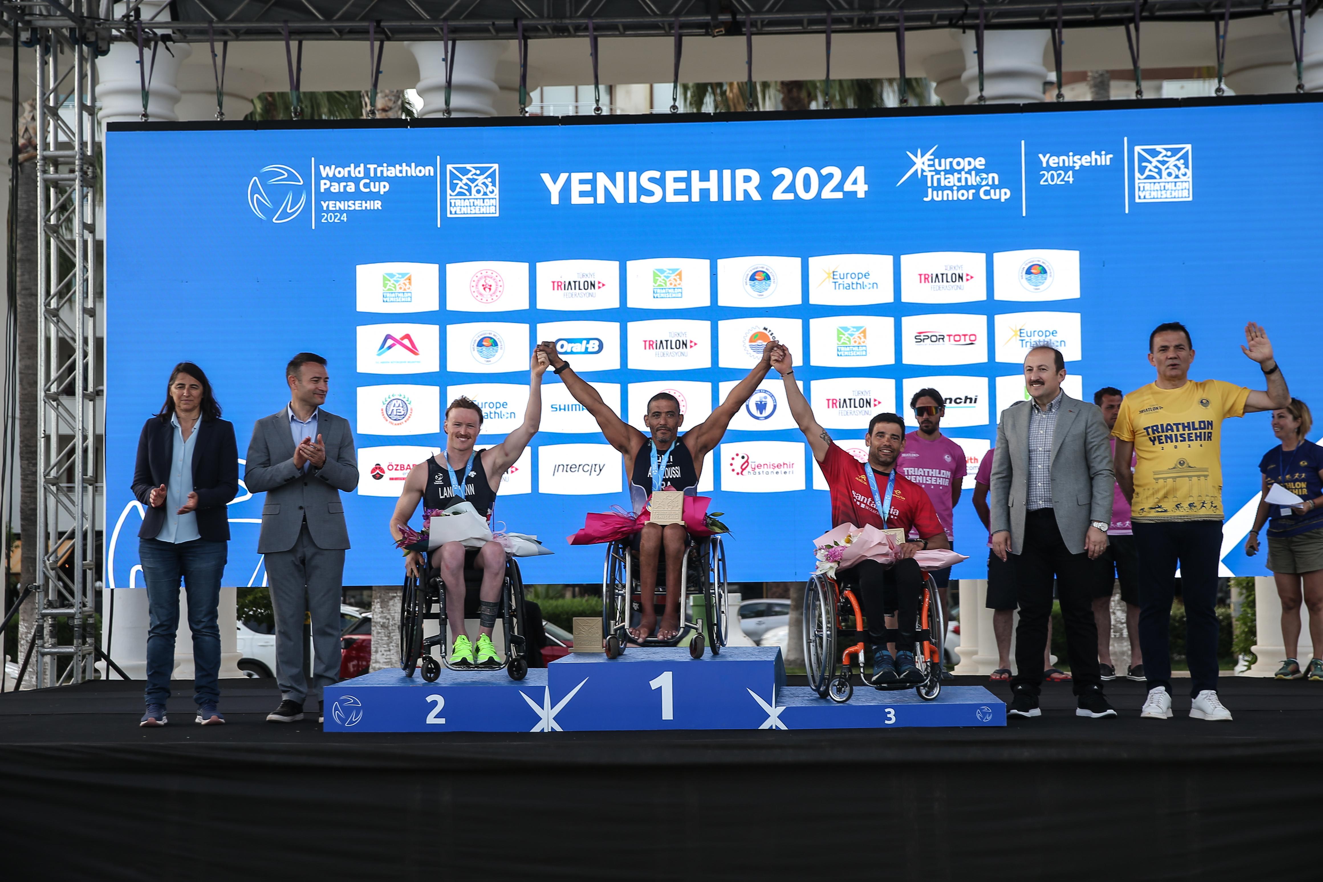 Dünya Paratriatlon Kupası Mersin'de düzenlendi